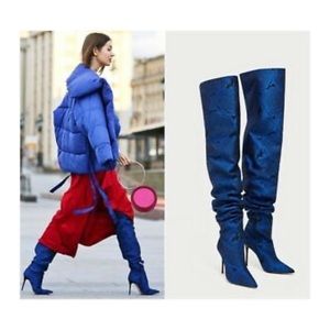 Zara Thigh High Boots